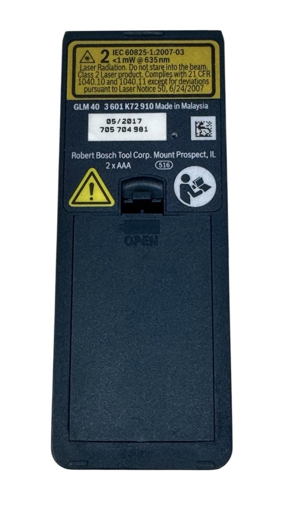 BOSCH Model GLM 40 Blaze 135ft Professional Laser Measuring Tool