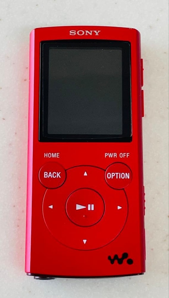 SONY NW E062 Walkman Digital Music Player Red Portable Compact Timepiece