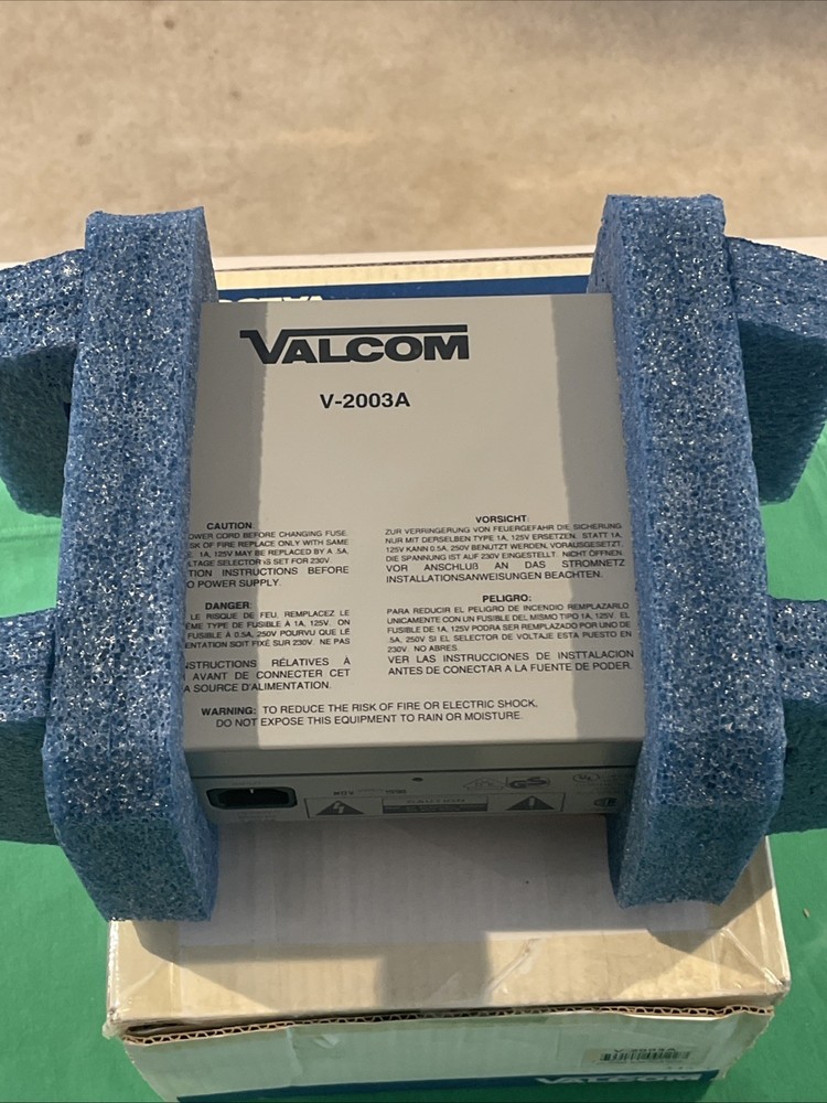 VALCOM V-2003A Page Control 3 Zone Plus Page 0799111001227 From Working System