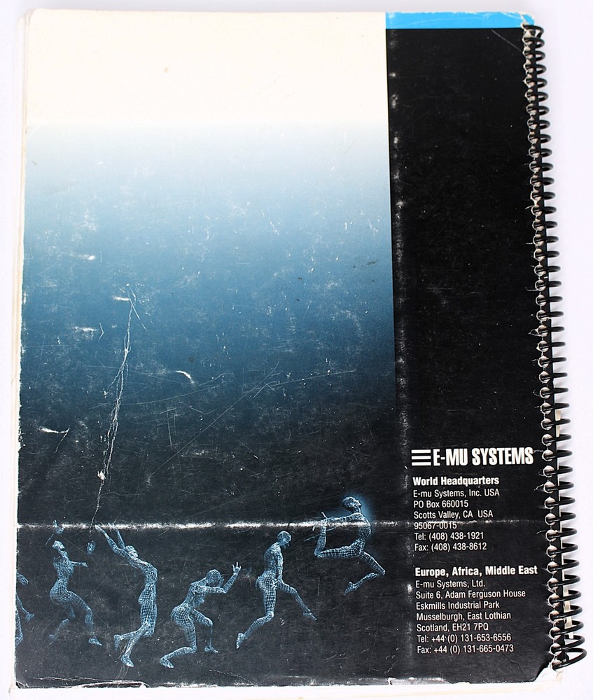E-mu Systems Audity 2000 Operations Manual 1998 Audity2000