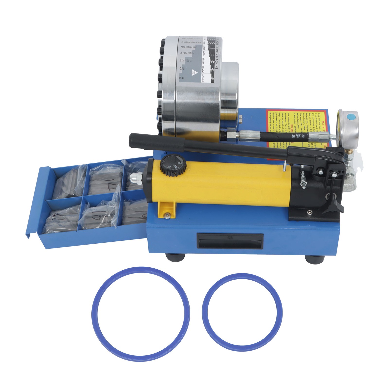 With 8 Dies Hose Crimper High Pressure Portable Hydraulic Hose Crimping Machine