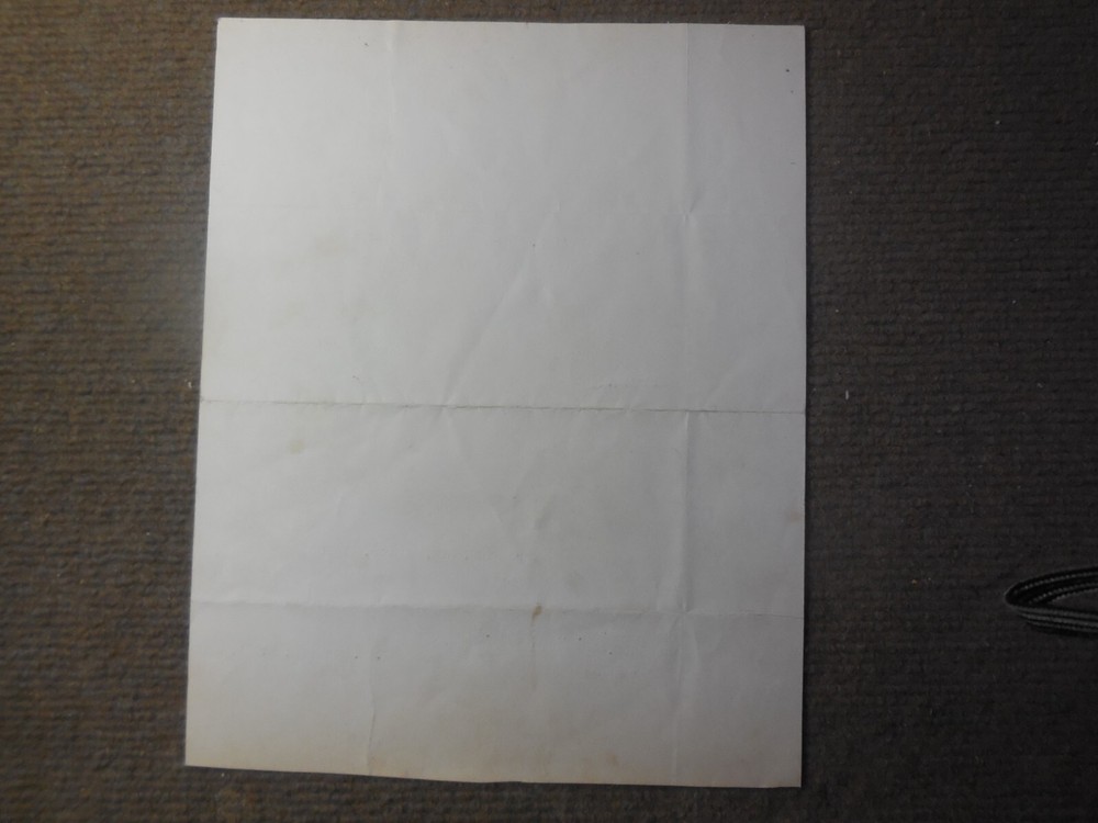 1968 USMC Vietnam War Private First Class Promotion Document