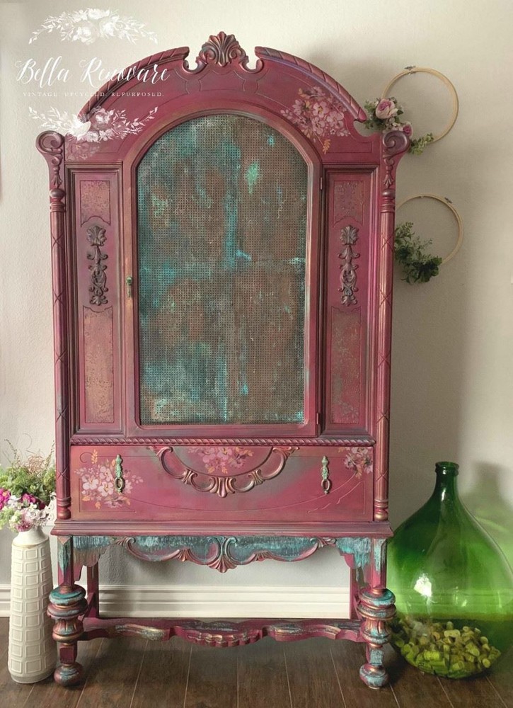 4-1/2" Single Mount Crowned Ring Pull Antique Verdigris