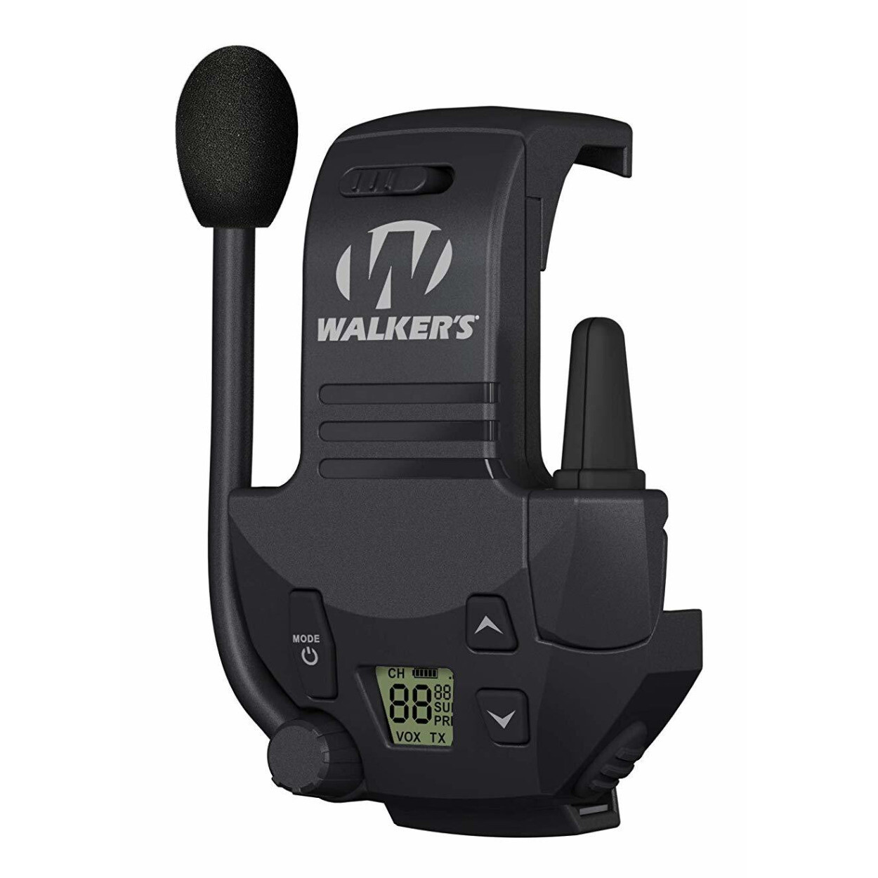 Walker's Tactical Hunting Walkie Talkie Integrates with Razor Muffs 2 Mile Range