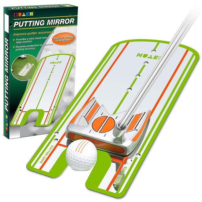 Golf putting home practice mirror home posture corrector