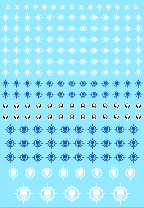 Nova Skulls Custom Transfer Sheet A6