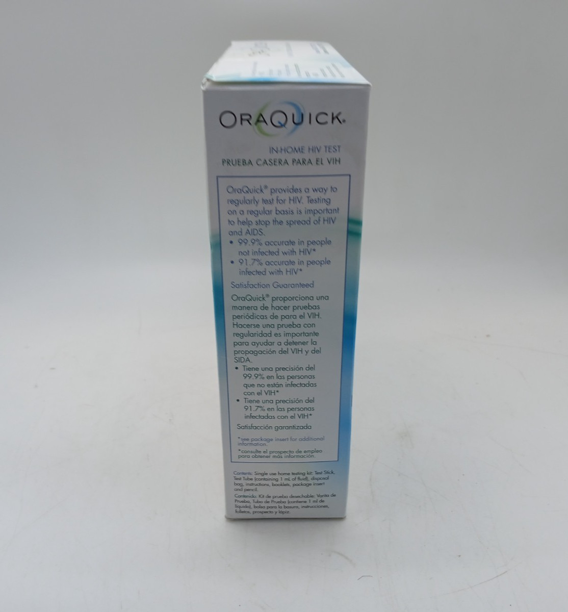 OraQuick HIV Home Test Fast Over the Counter Self-Test. Results in 20 minutes.