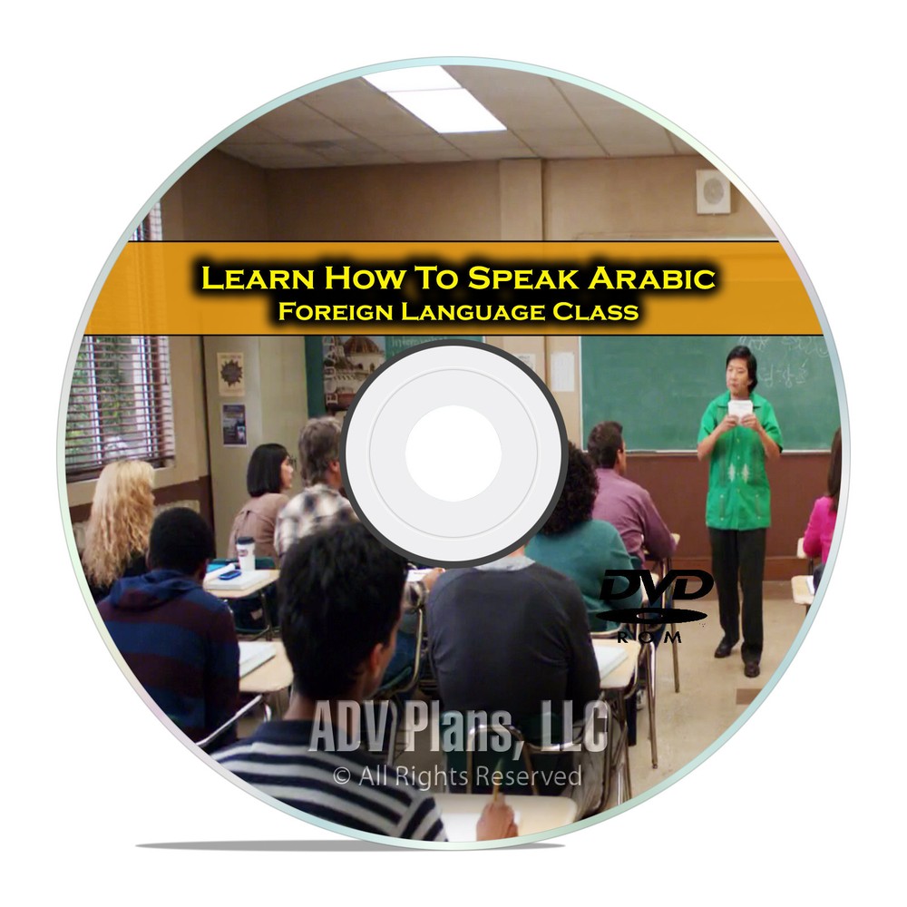 Learn How To Speak Arabic, Fluent Foreign Language Training Class, DVD