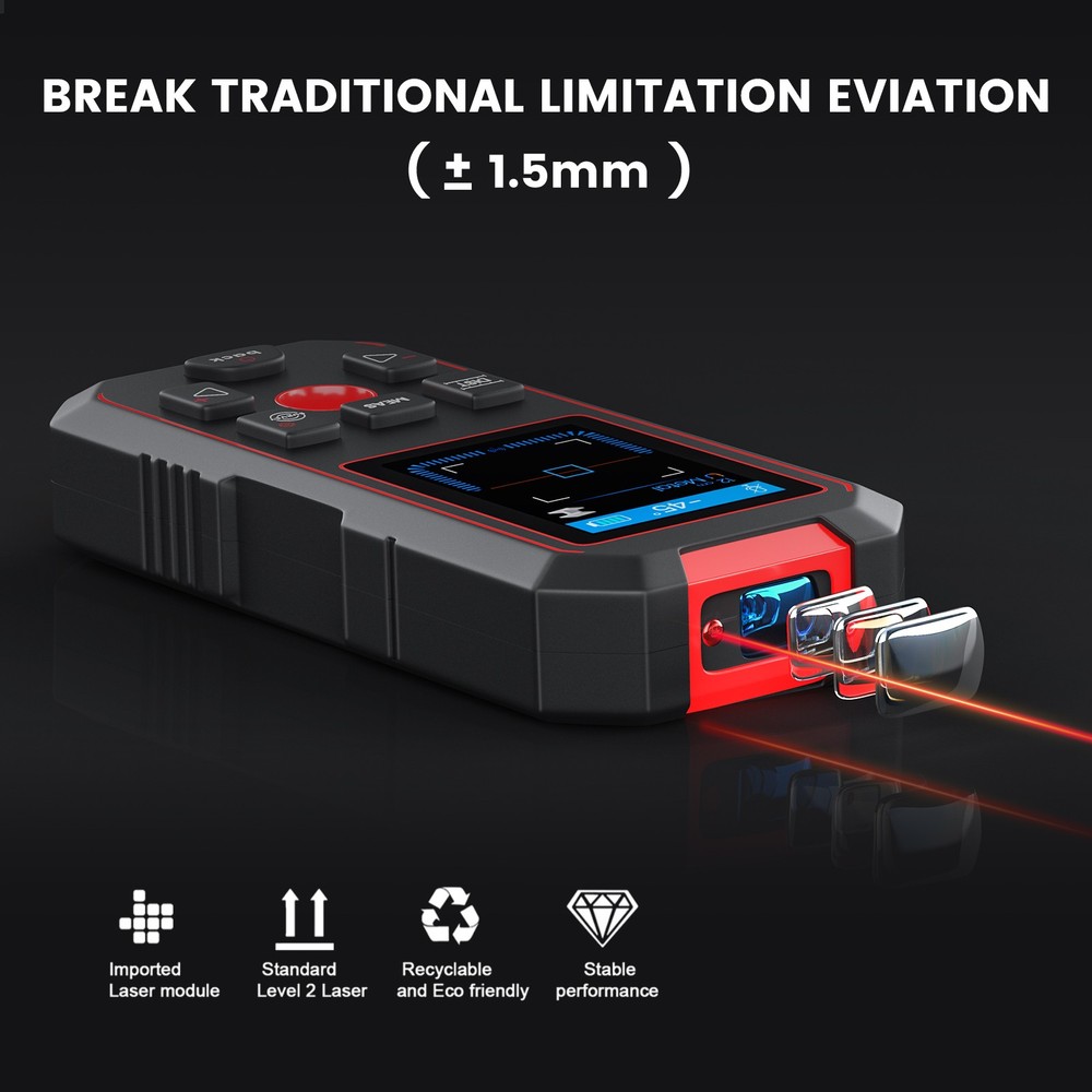 NF-518S Wall Scanner Stud Sensor Stud Detector Beam Detector Laser Rangefinder