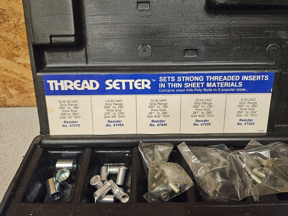 Used MARSON no. 39202 Thread Setter Kit, Mechanic Tool