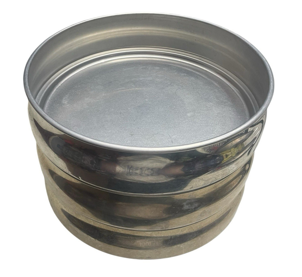 Vintage Regal Ware Stacking Aluminum Portable Pans 6 Pieces Stackable Cooking