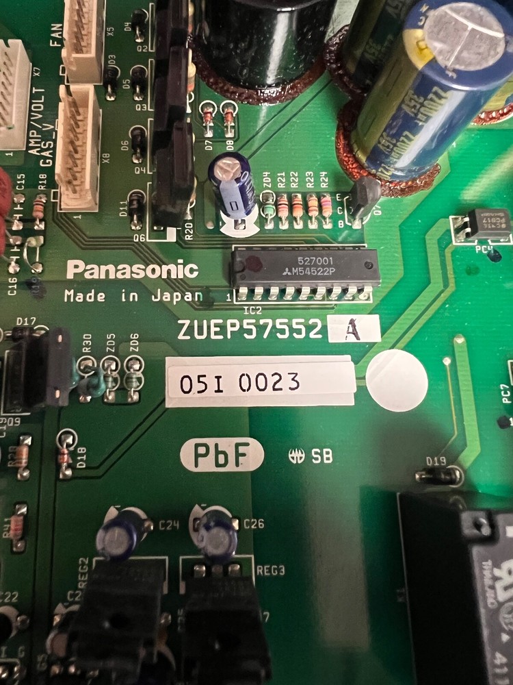 PANASONIC ZUEP57552A ROBOT BOARD