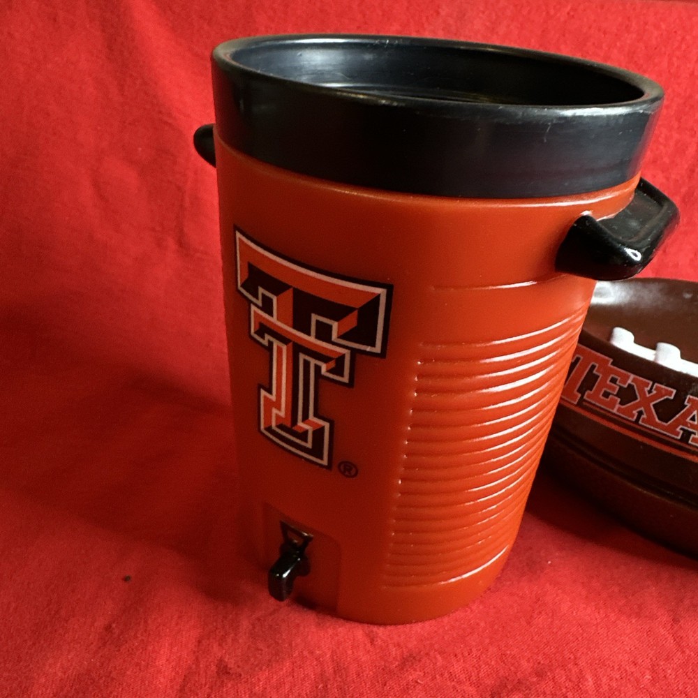 Texas Tech Bathroom Set Toothbrush & Soap Holders