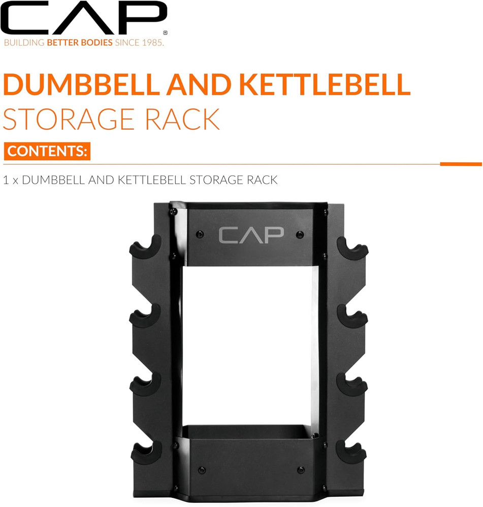 Dumbbell and Kettlebell Storage Rack