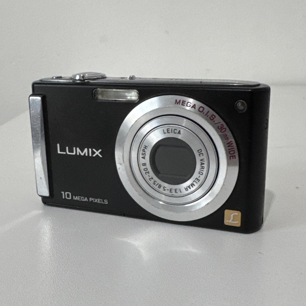 Panasonic Lumix DMC-FS5 10MP compact Digital camera Black TESTED WORKING