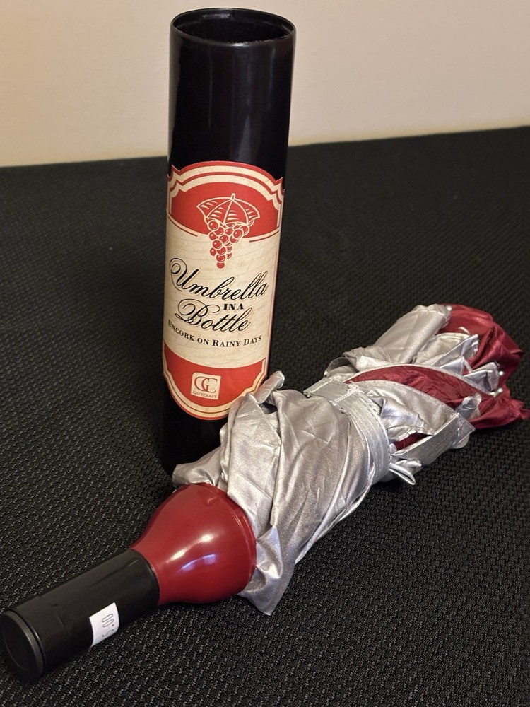 Umbrella In a Wine Bottle