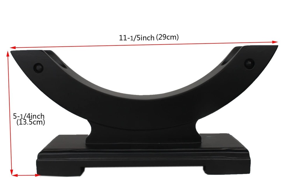 Solid Wood One-Layer Desktop Samurai Sword Hanger Display Holder, for Katana,...