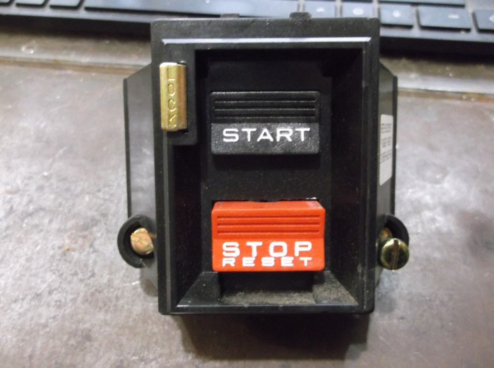SQUARE D 31085-862-50 MANUAL STARTER PUSHBUTTON ASSEMBLY (WL4-2)