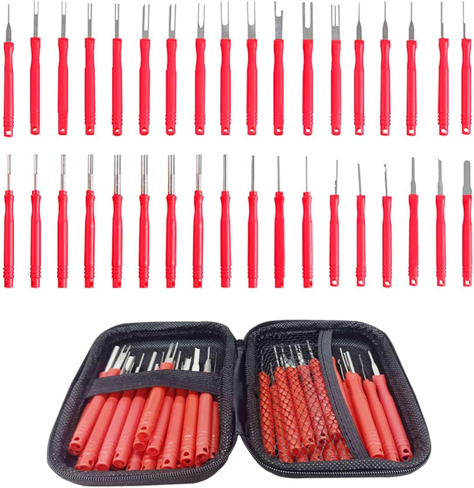 36PCS Terminal Removal Tool Kit, Wire Connector Pin Extraction Tool, Electrical