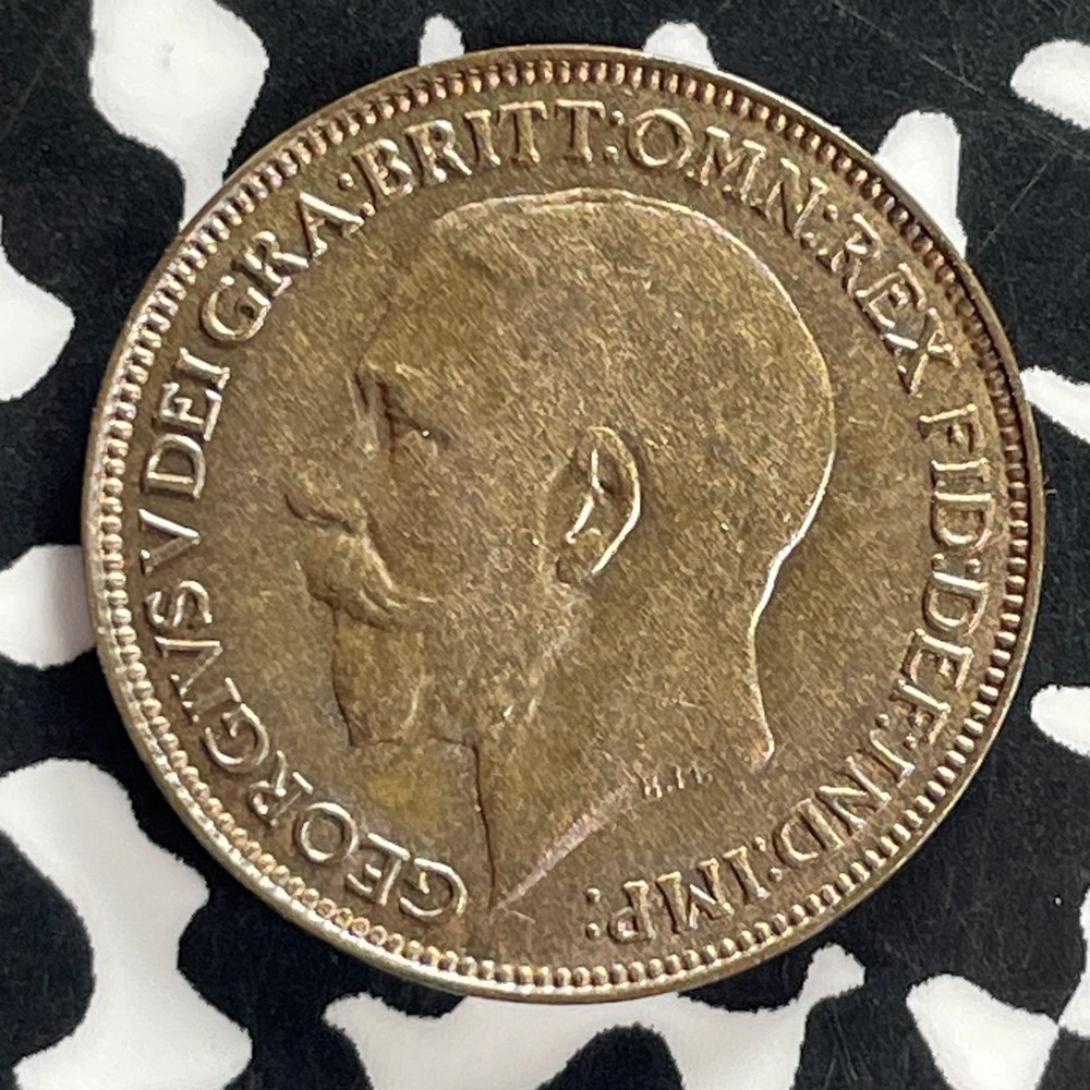 1925 Great Britain Farthing Lot#C4508 Nice!