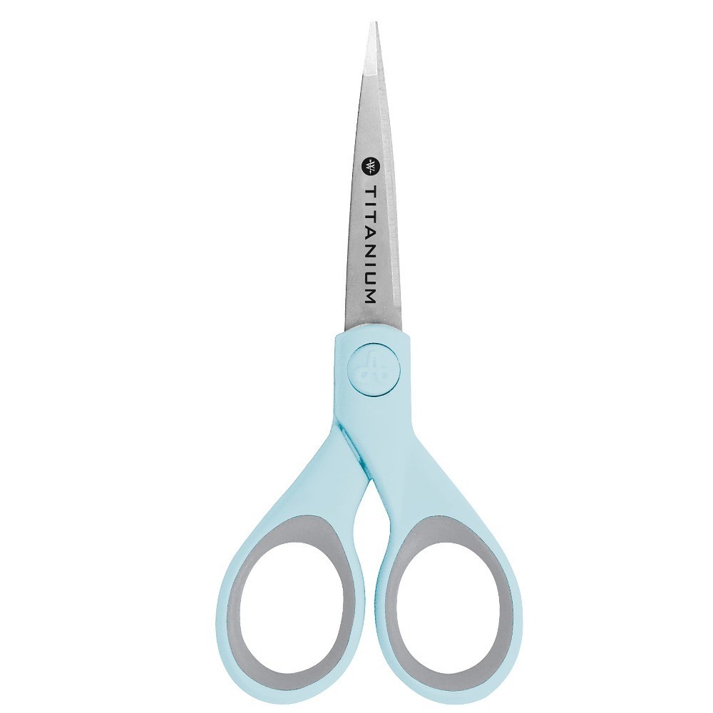 Crafting Scissors Micro-Tip Titanium Bonded Light Blue Fabric Sewing Scissors