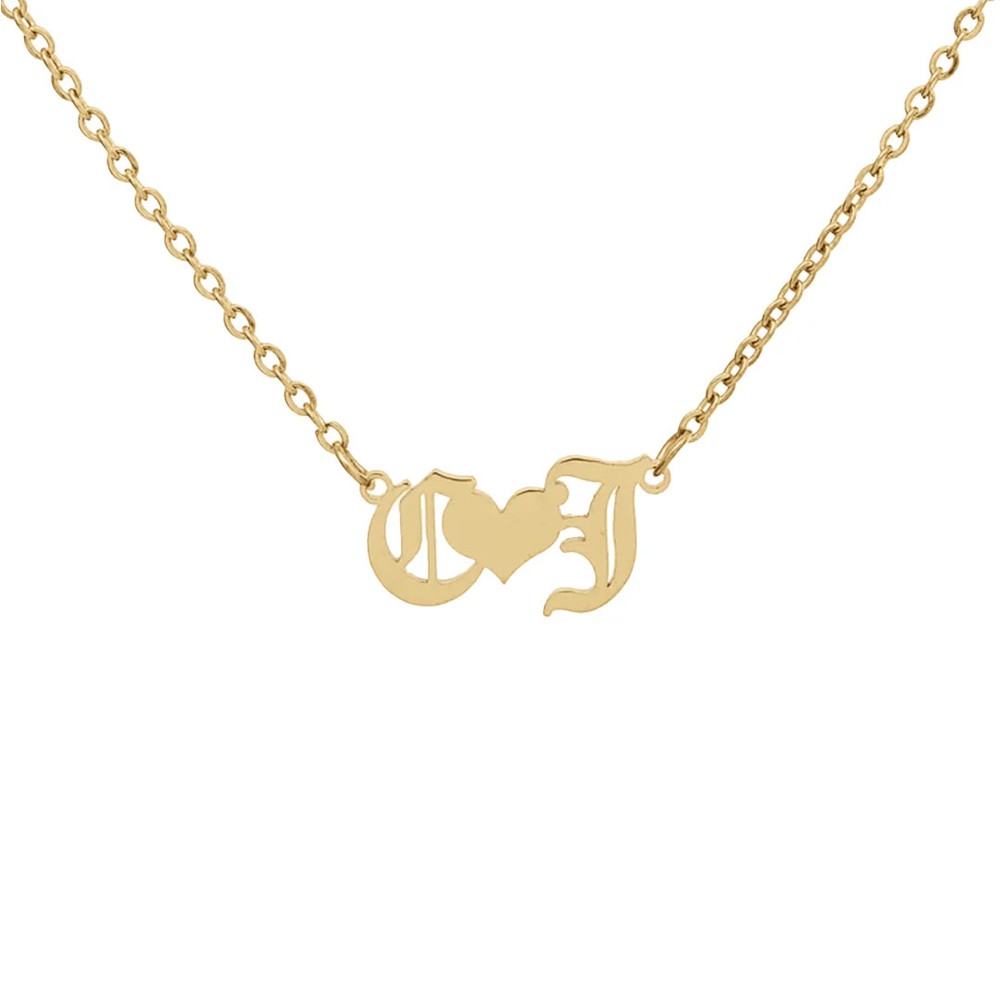 Love Forever Initial Necklace