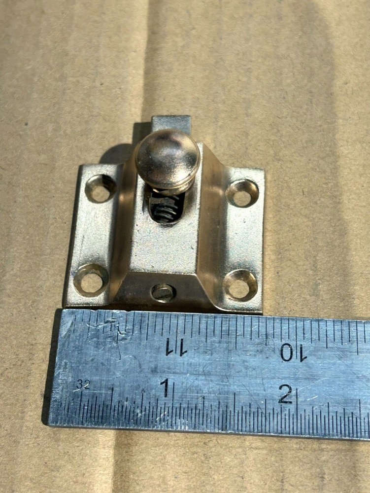 Antique Brass cabinet latch- missing catch