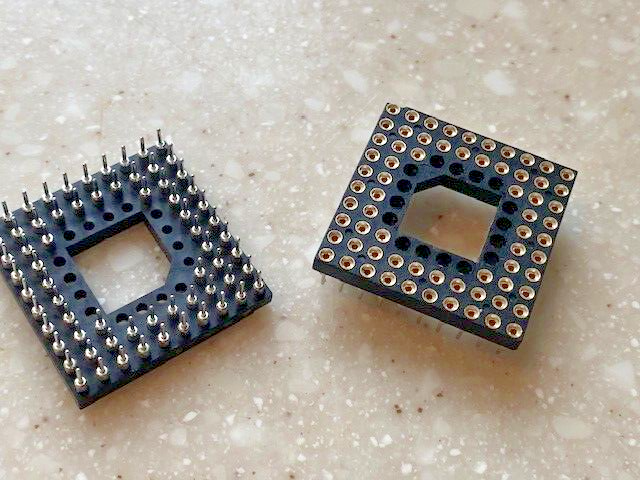 68 Pin Machine Pin Grid Array PGA IC Socket for Motorola MC68882 series PGA 2pc