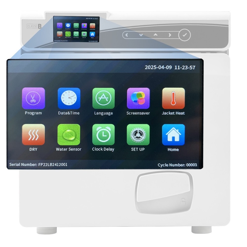 22L ClassB Dental Autoclave Steam Sterilizer Sterilization with Printer Function