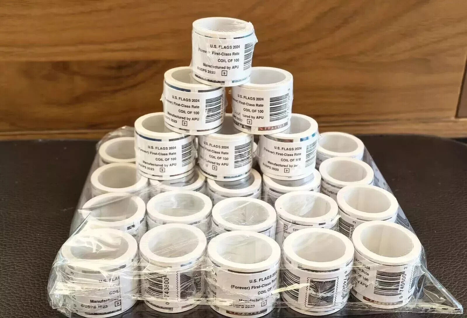 10 rolls of 100 USPS - Postage Free Ship!!-1000 PCS-Special Sale(2019)