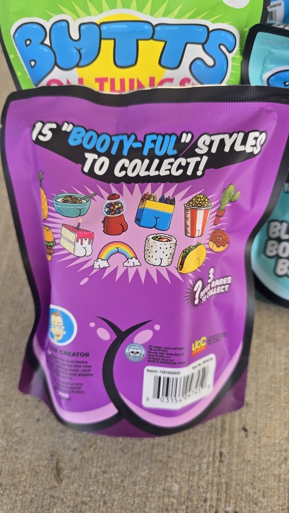 Butts on Things - 6 Mystery Blind Bags (12 pcs)