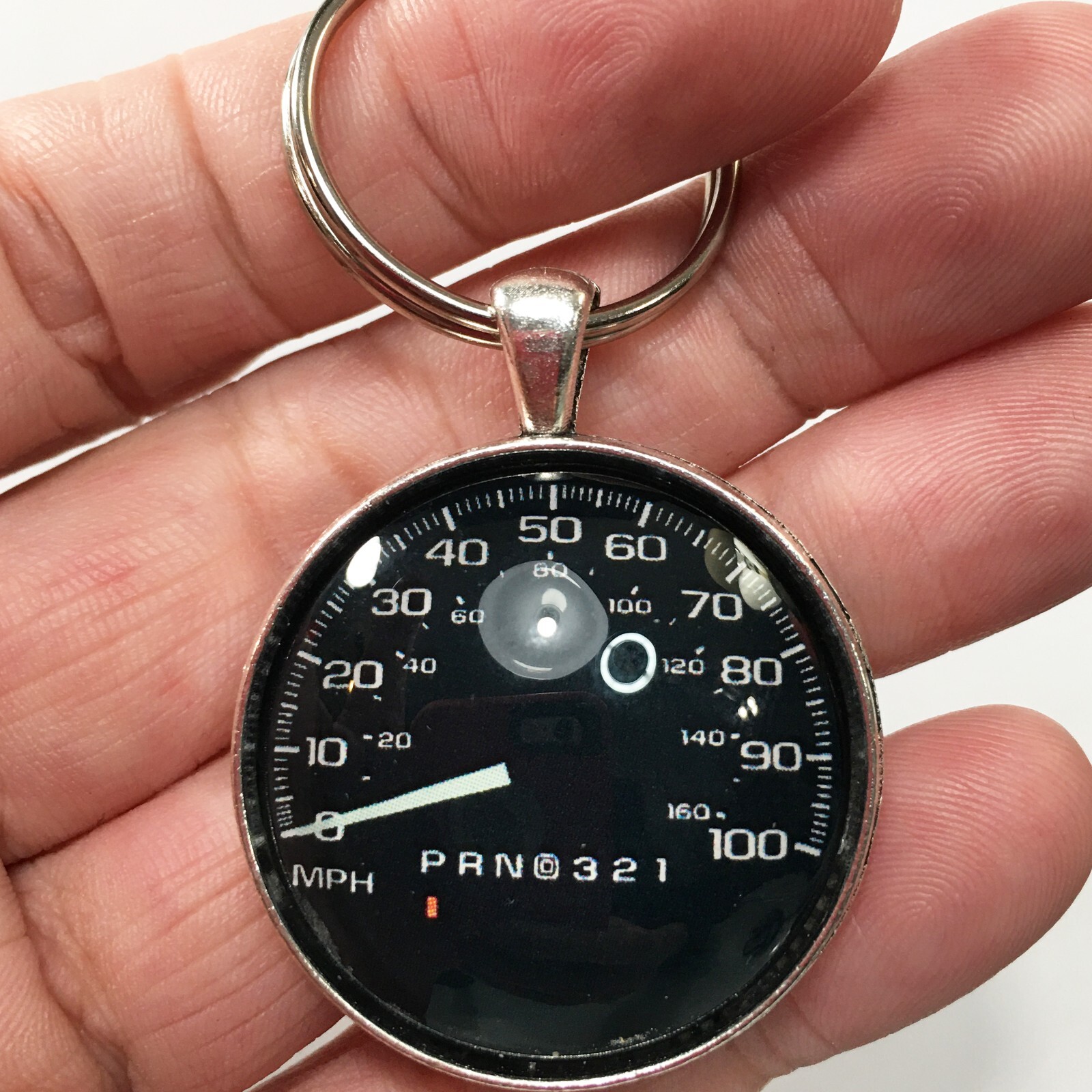 Chevrolet 1990's Chevy Silverado Tahoe Truck 100 MPH Speedometer Keychain