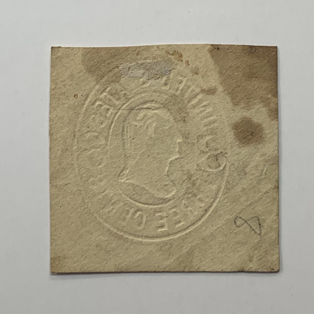 FANCY CANCEL "MOHAWK" ON 3C POSTAL 3C CUT SQUARE