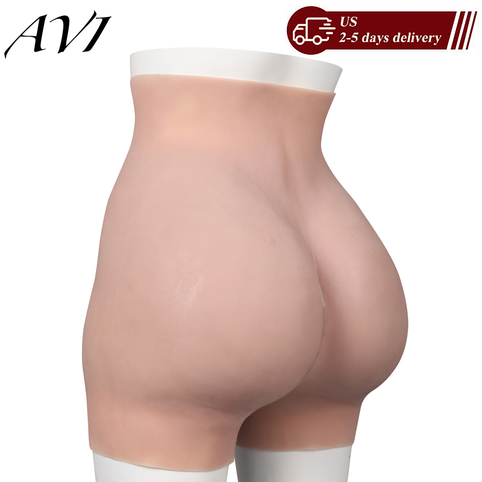 Crossdresser Silicone Panties Fake pants Pants Hip Enhancer Shaper Buttock Pads