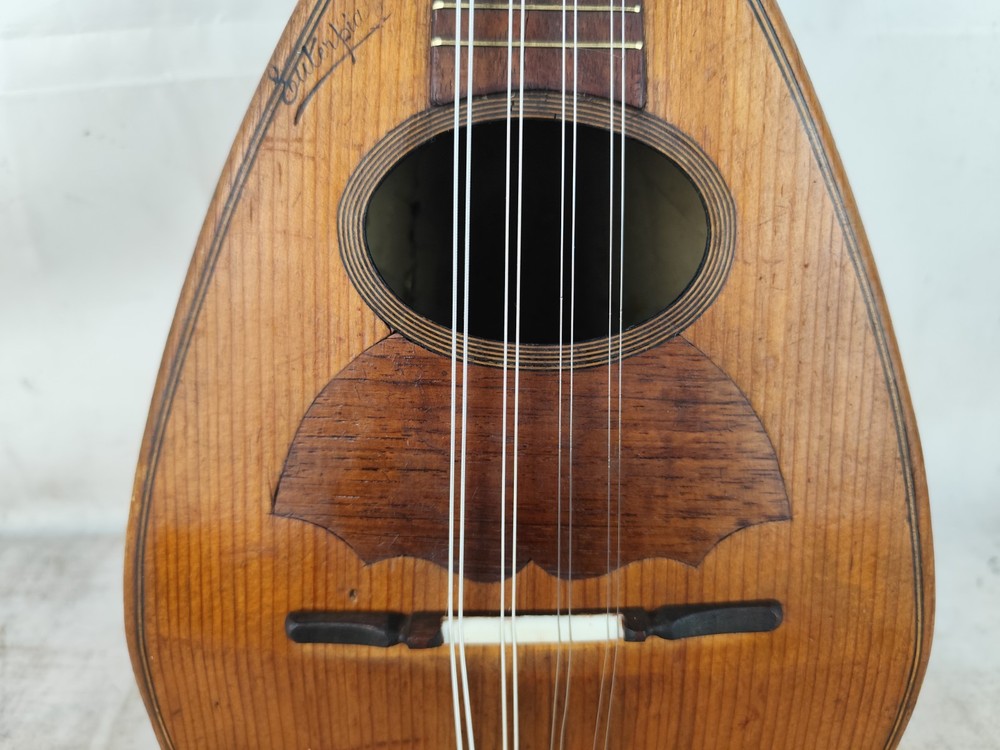 Mandolin 4/4 Signed Suterpia 1900 Naples 曼陀林 만돌린マンドリン