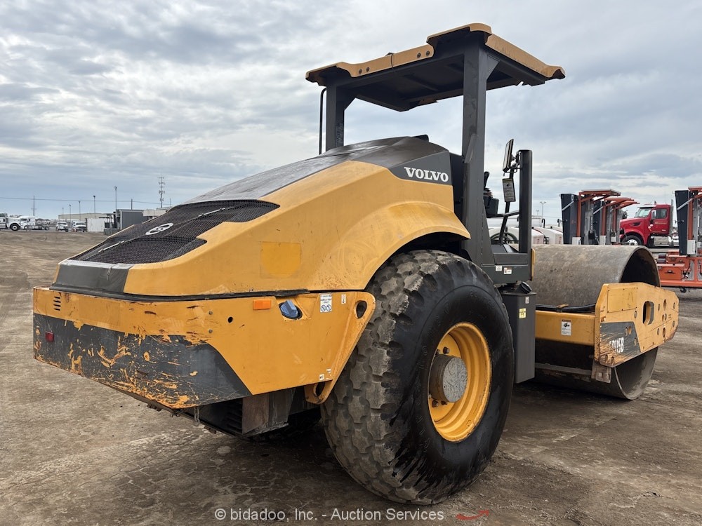 2016 Volvo SD115B 84" Smooth Drum Vibratory Ride On Roller Compactor bidadoo