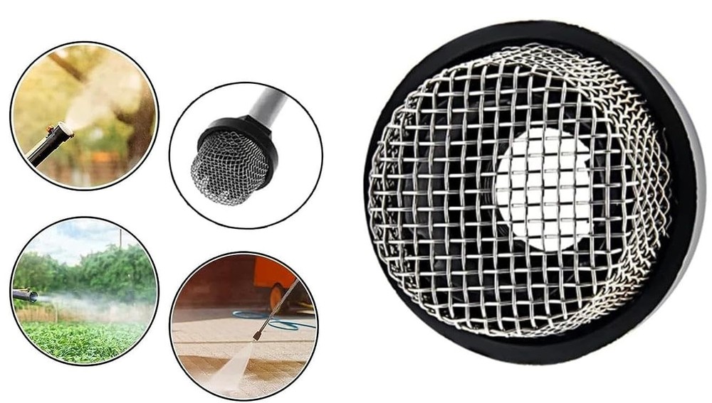 (5/Pack) 246385 Hose Inlet Strainer Filter Suction Mesh BLACK