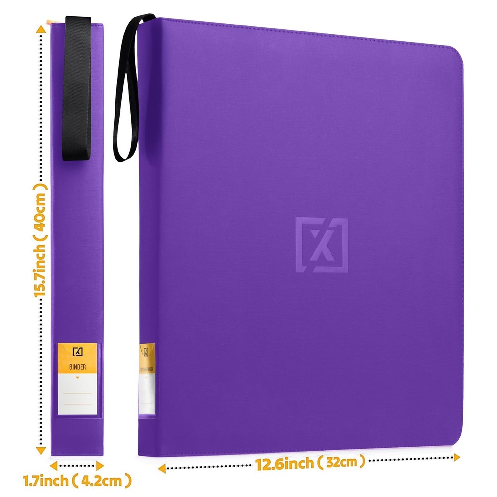 Toploader Binder for 252 Cards | 20 Included | 9-Pocket Storage Solution