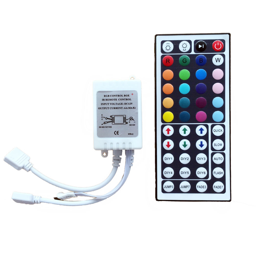 11/44 Key RF Wireless Remote Control Dimmer Switch For 5050 3528 LED Strip Light
