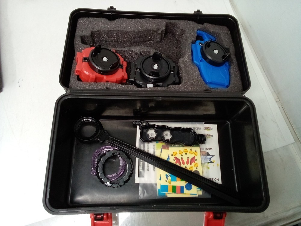BURST ATTACK BLADERS BOX STORM GYRO-DAZZLE DETONATION MISSING-LAUNCHER GRIP/LOG