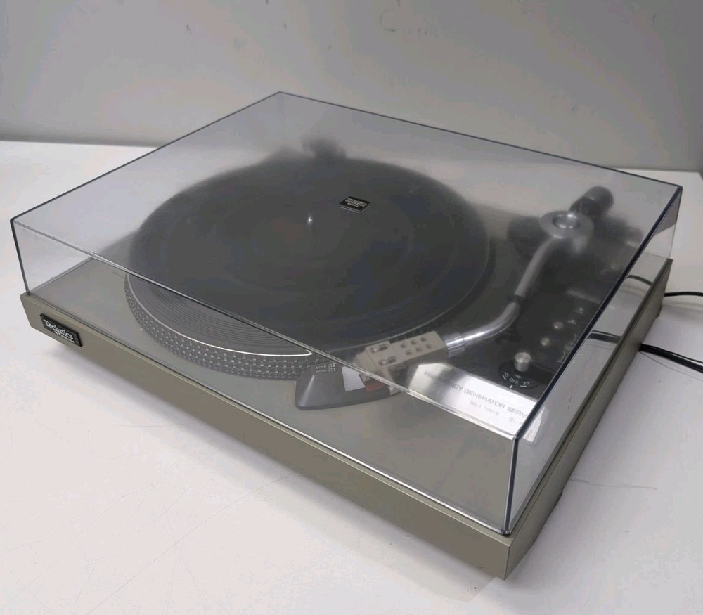 Technics SL-23 Turntable Pioneer Headshell Tested Working