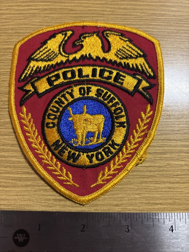 Suffolk County New York police patch Used