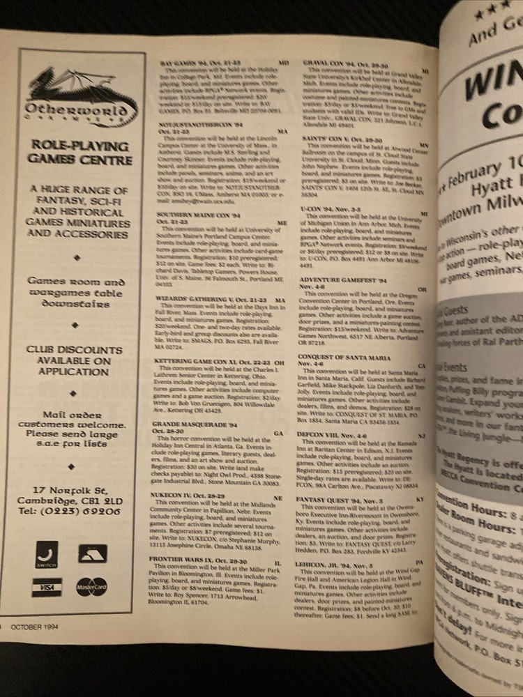 Dragon Magazine Issue 210 - October 1994