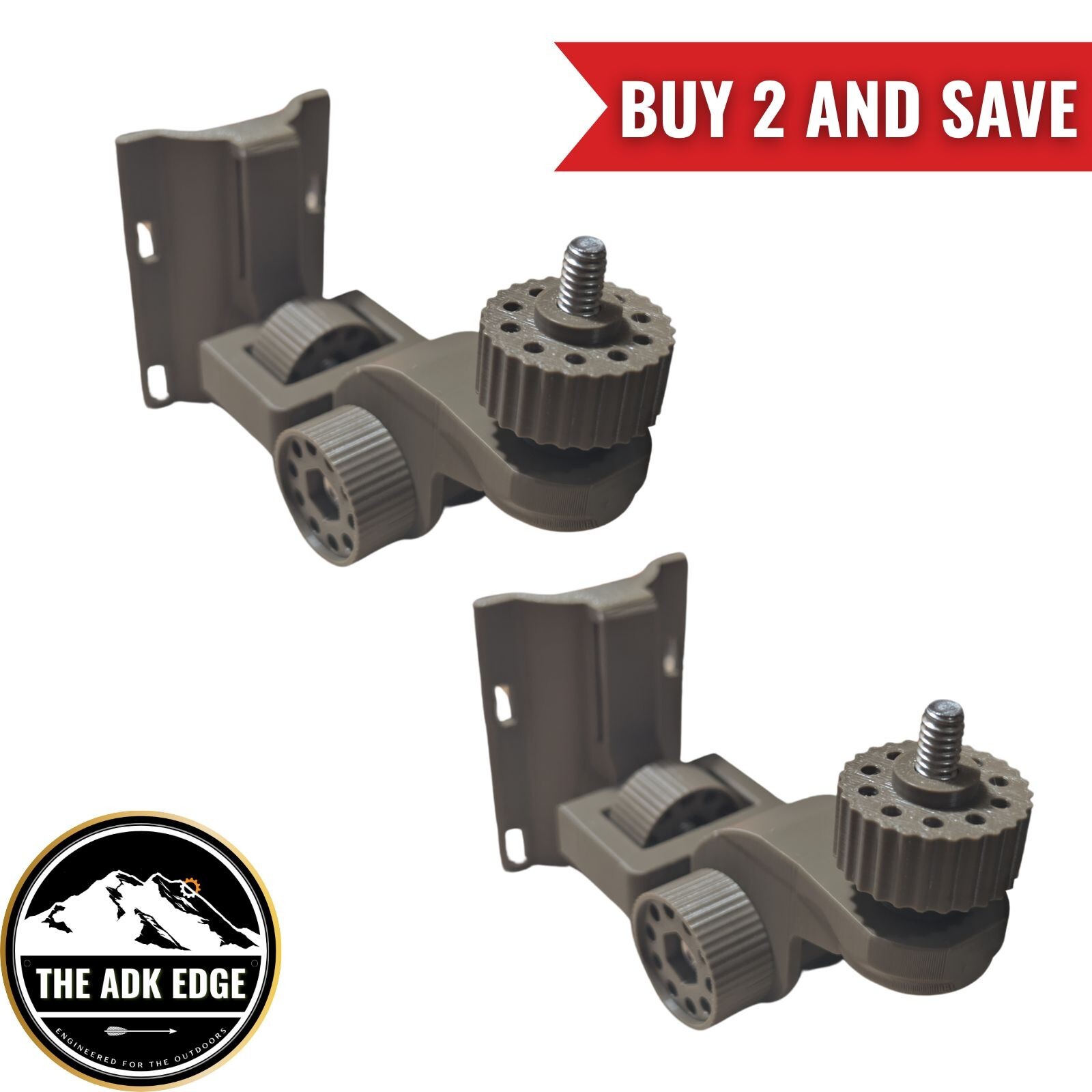 2-Pack Trail Camera Mounts – Universal, Tool-Free, Adjustable, USA-Made, Durable