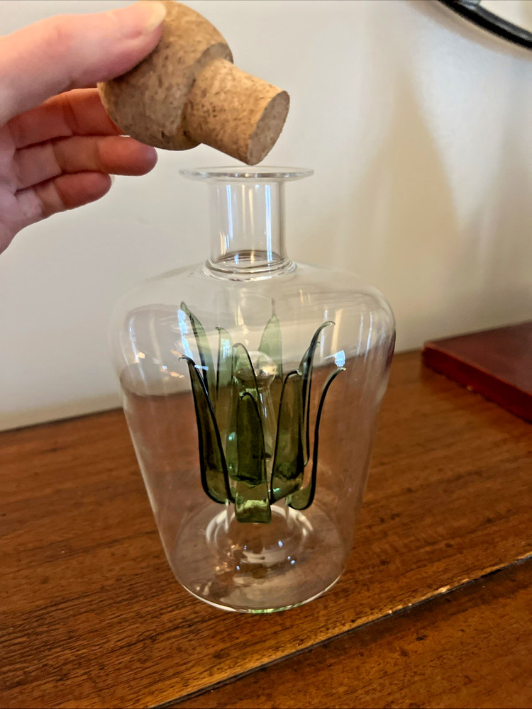 Final Touch 28.7 oz Clear Glass Tequila Decanter