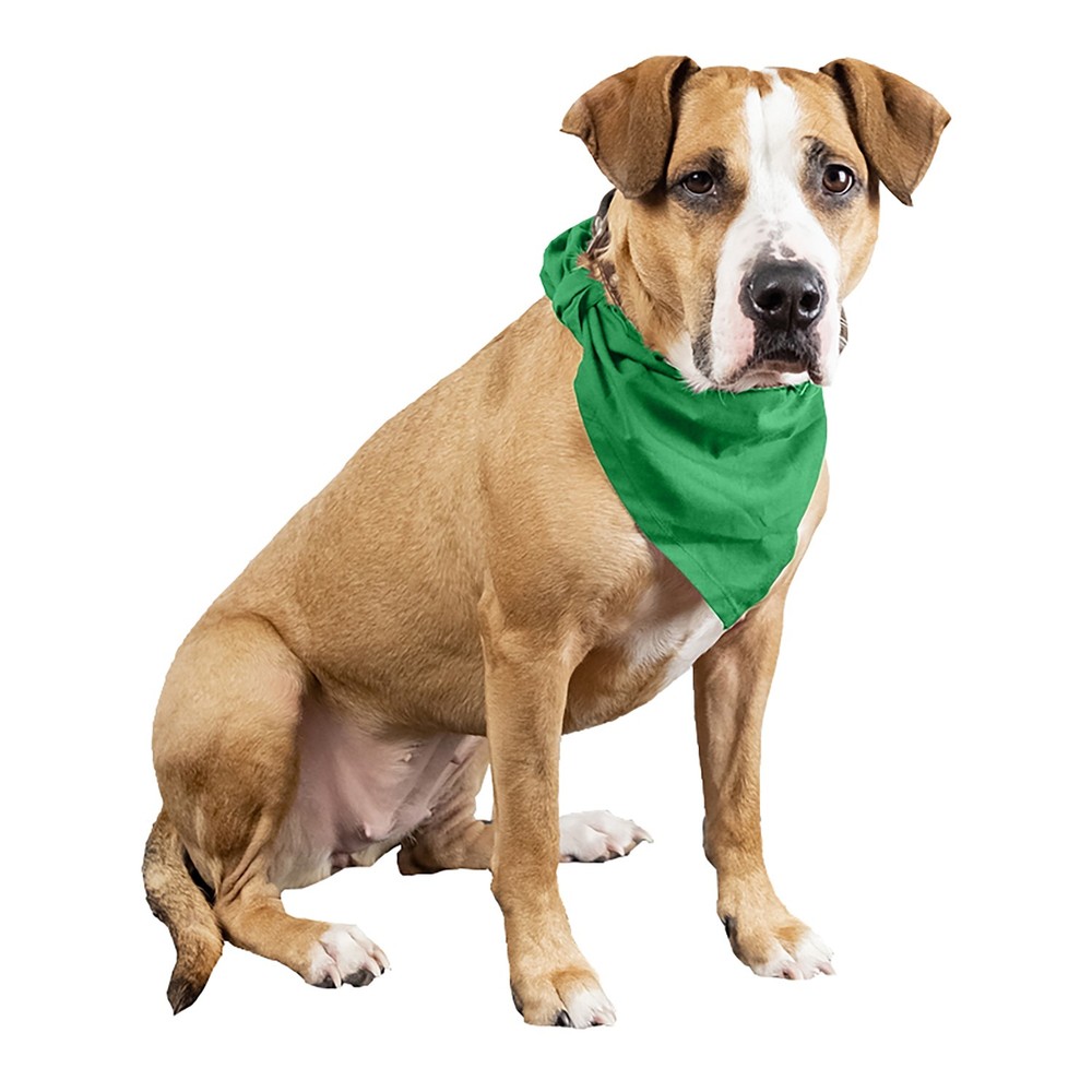 3 Pack Solid Polyester Triangle Dog Bandanas Lightweight Comfortable