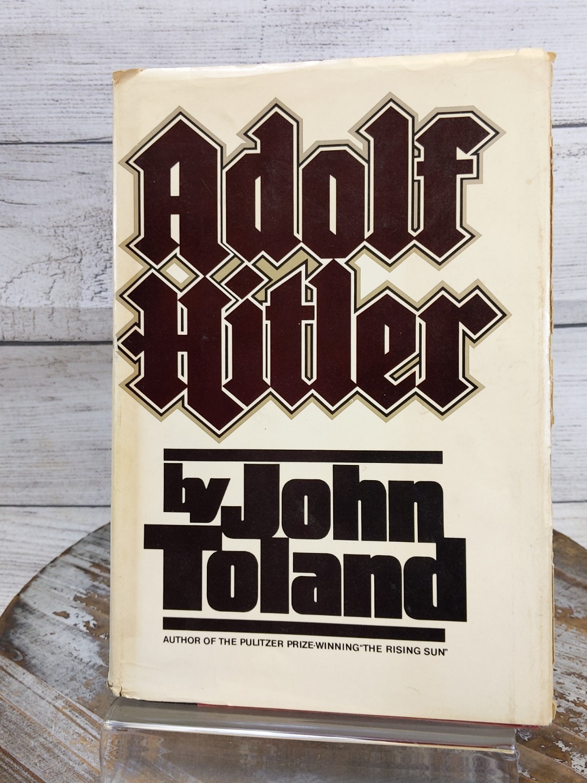 Adolf Hitler By John Toland 1976 HCDJ True First Edition Single-volume edition
