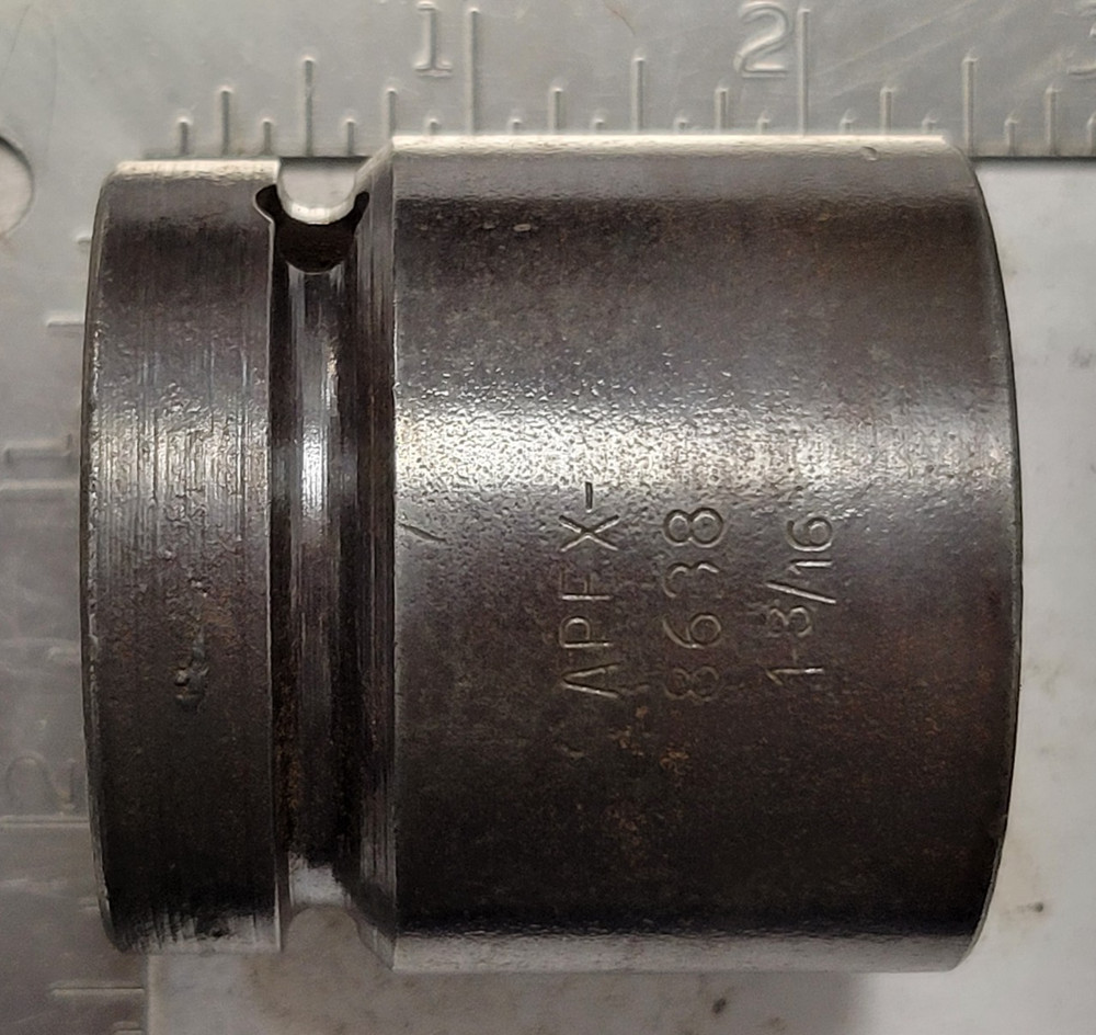 Apex 1-3/16" Socket 1" Drive 8638 4PT listing A