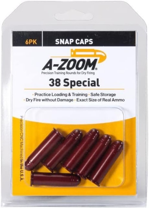Lyman 38 Special Training Snap Caps - Ideal for Safe Decocking and Testing