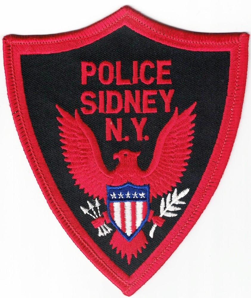 Sidney Police New York patch